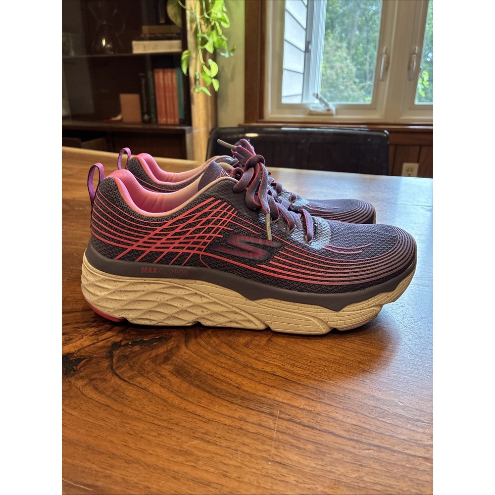 Womens Skechers Max Cushioning Elite Galaxy Burst Purple Pink 128563 Size 9